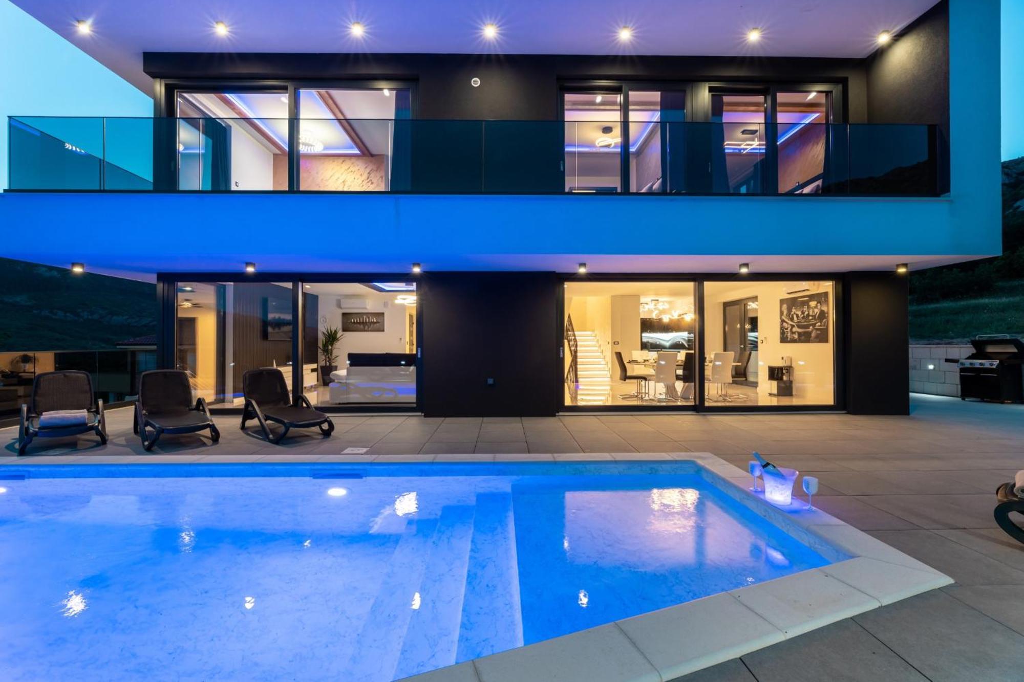 Villa Bellezza Draga Bašćanska 外观 照片