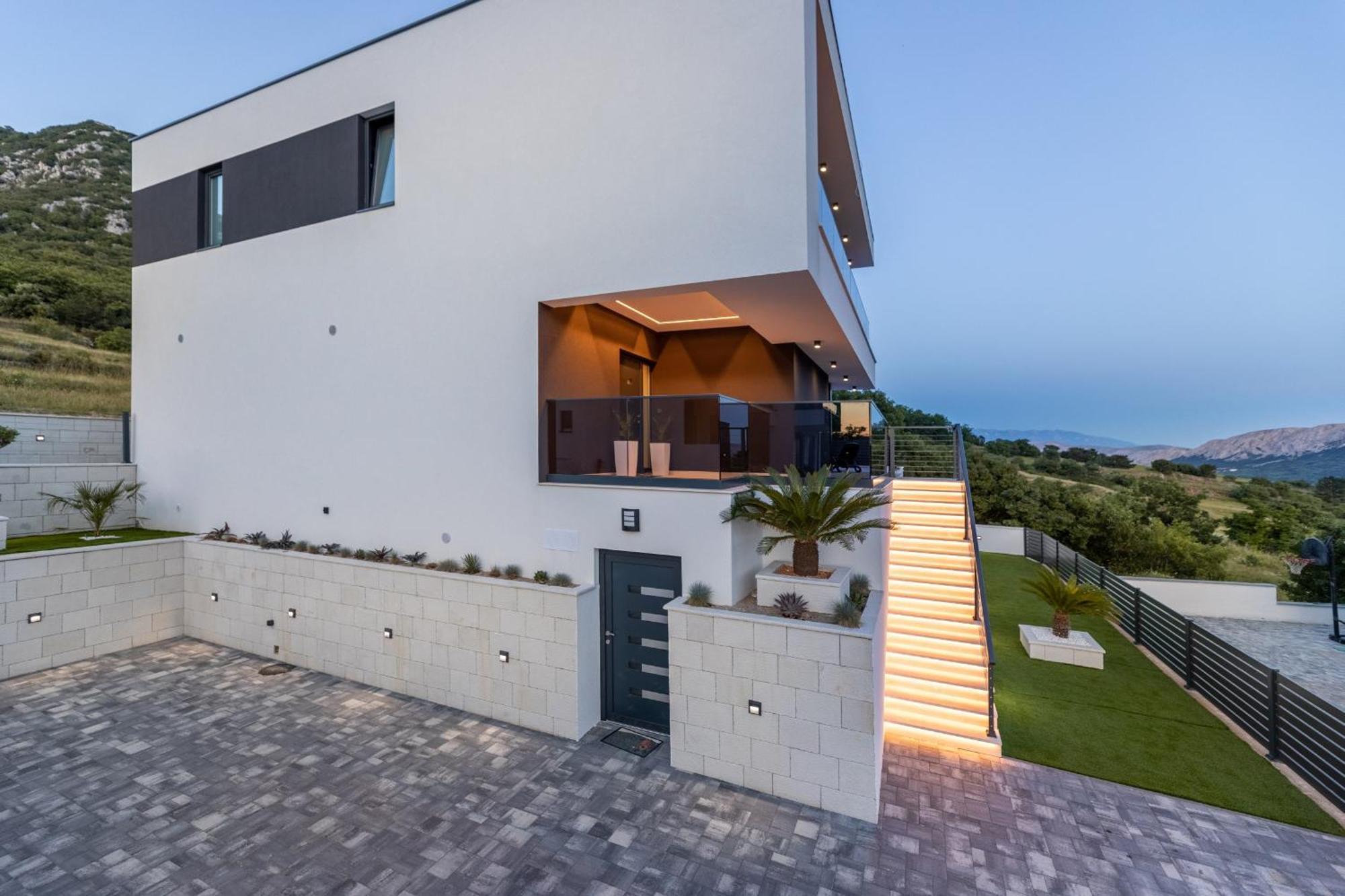 Villa Bellezza Draga Bašćanska 外观 照片
